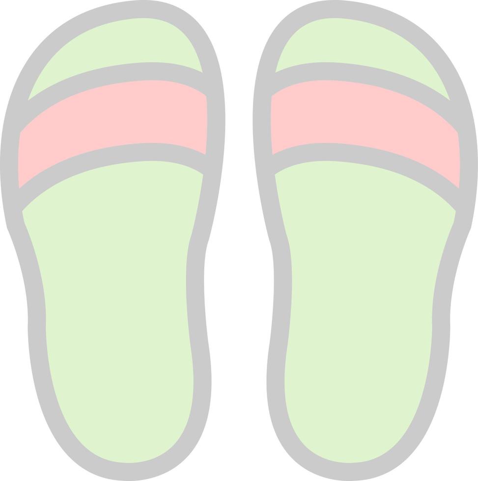 Slippers Vector Icon Design