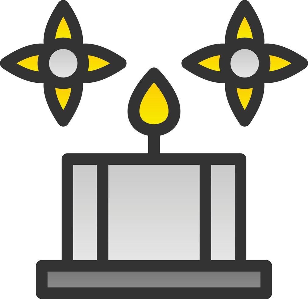 Spa Candle Vector Icon Design