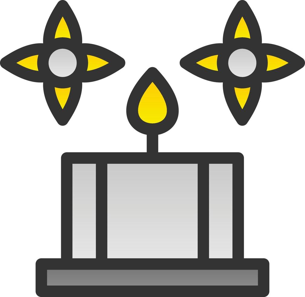 diseño de icono de vector de vela de spa