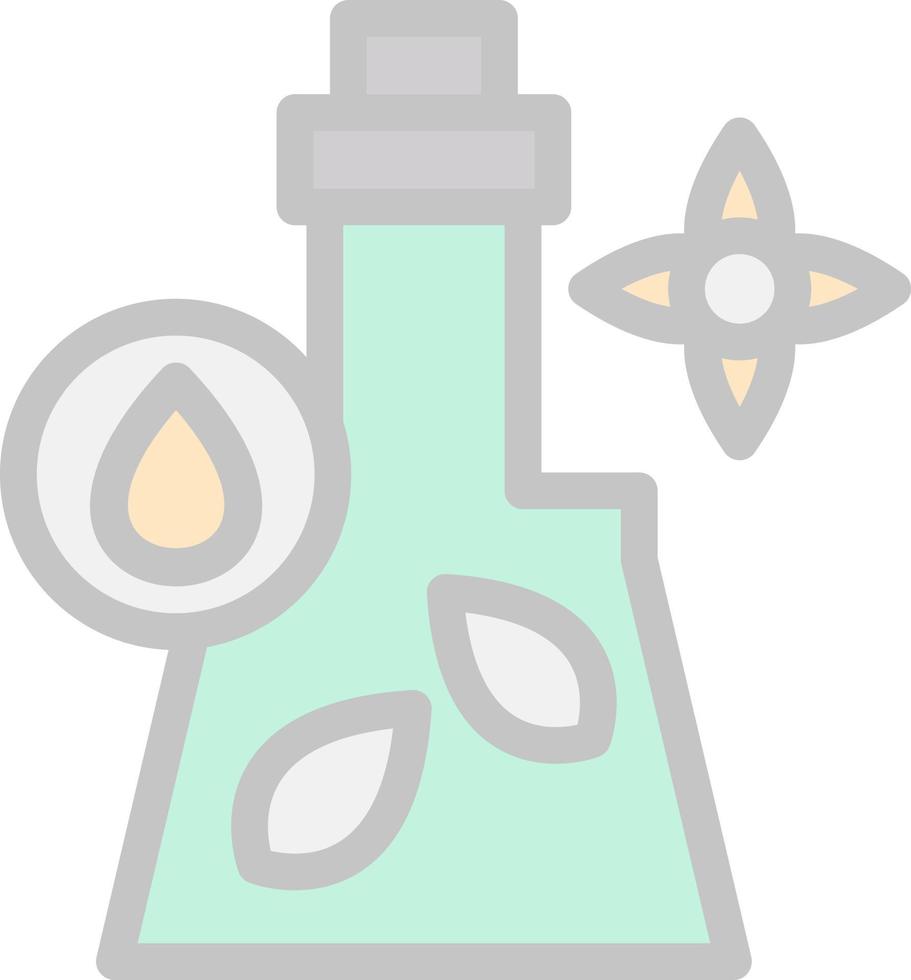 Body Massage Oil Vector Icon Design