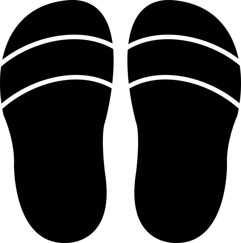 Slippers Vector Icon Design