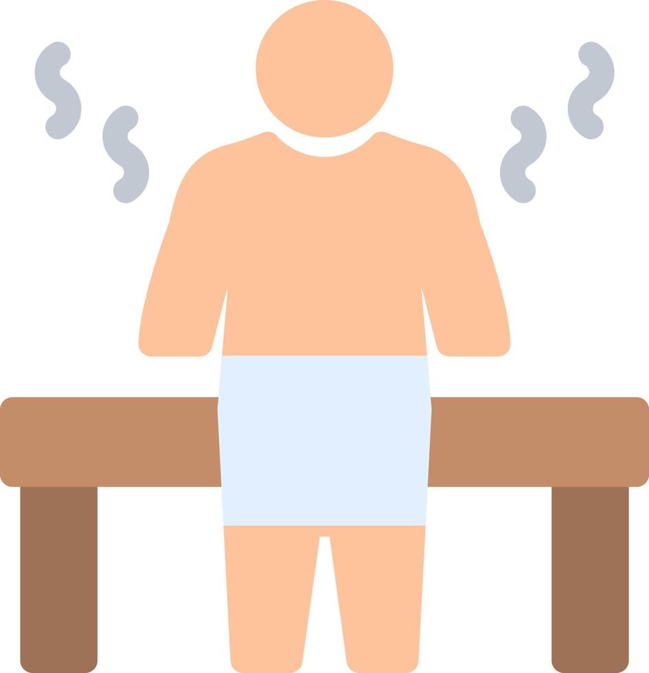 diseño de icono de vector de sauna