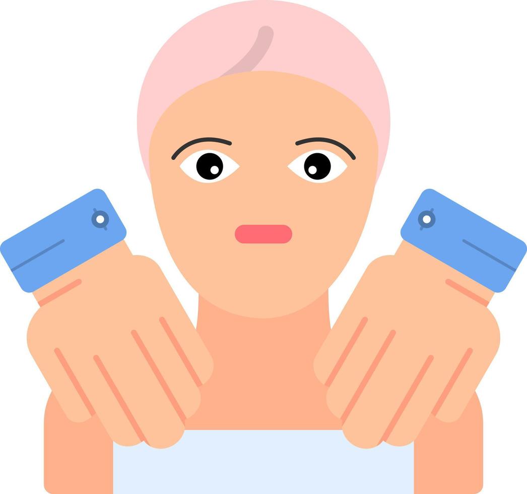 Face Massage Vector Icon Design