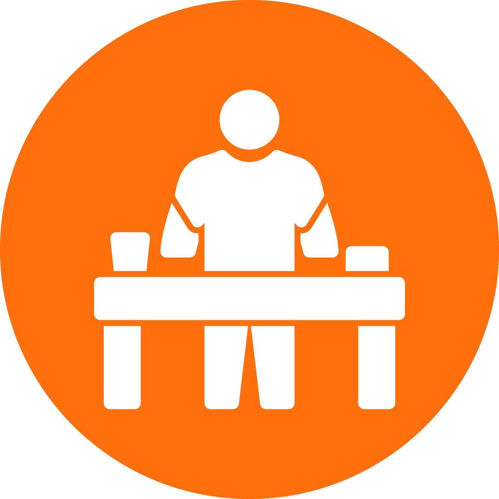 Massage Therapist Vector Icon Design