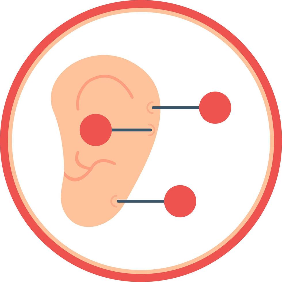 Ear Therapy Vector Icon Design