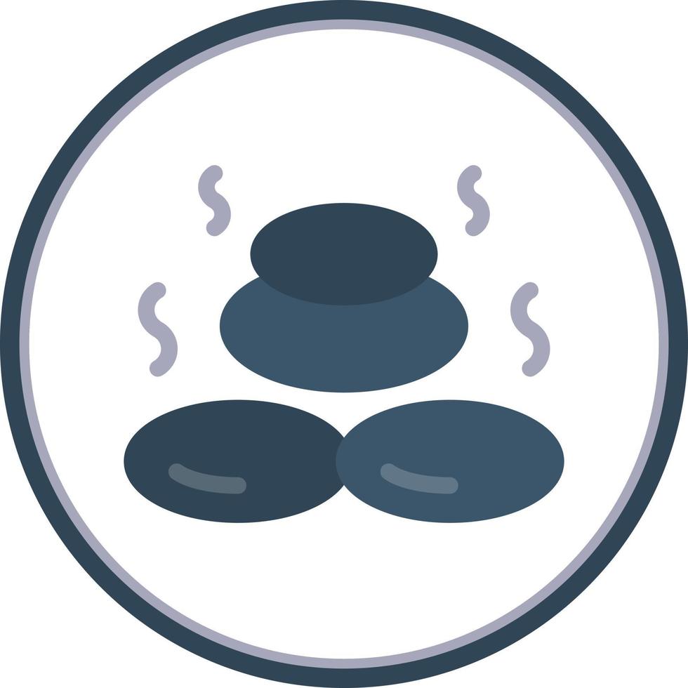 Hot Stone Vector Icon Design