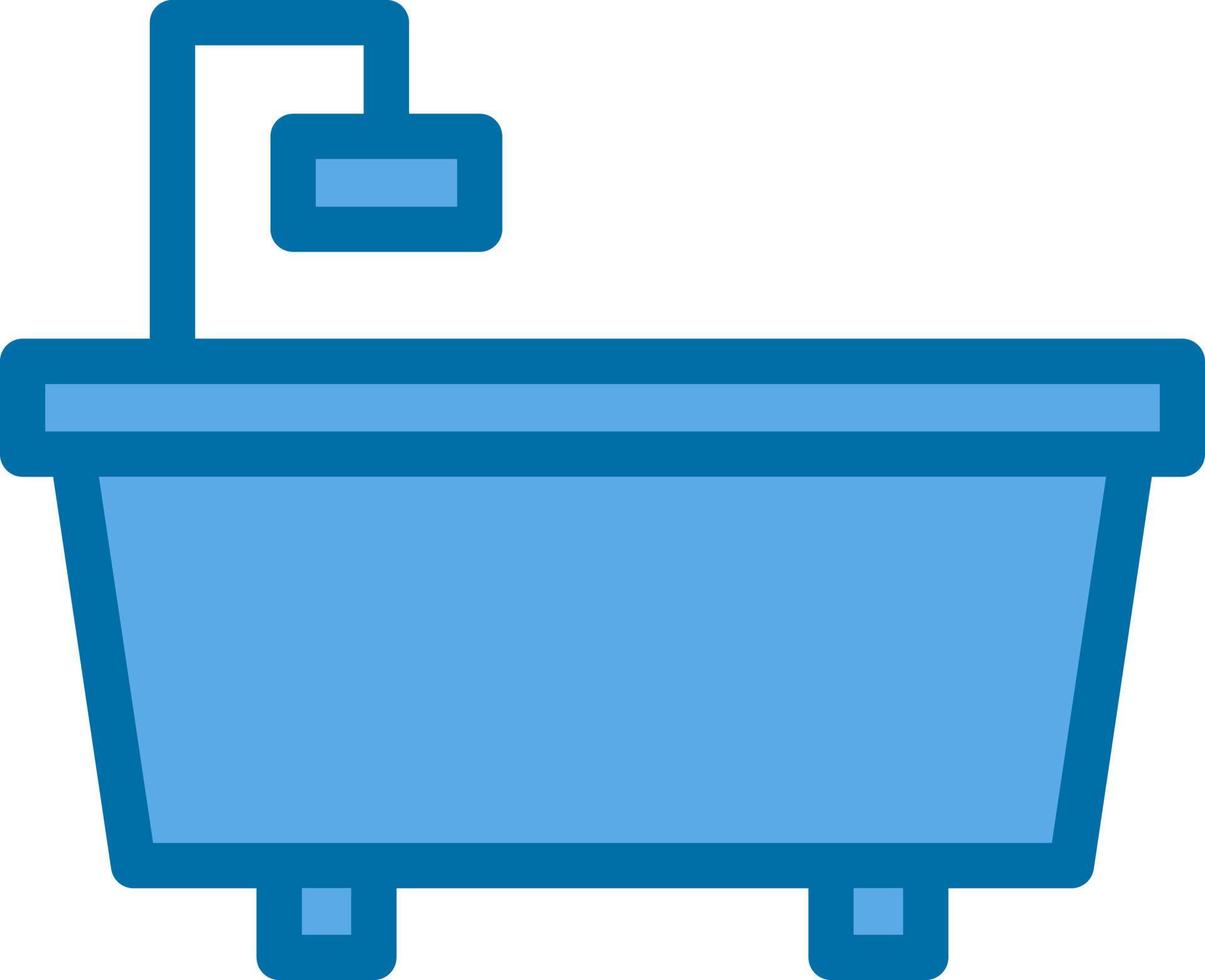 Bathtub Vector Icon Design