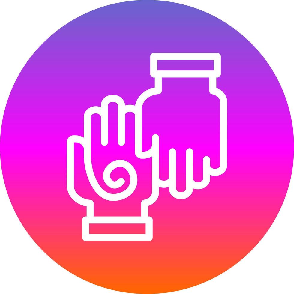 diseño de icono de vector de masaje de mano