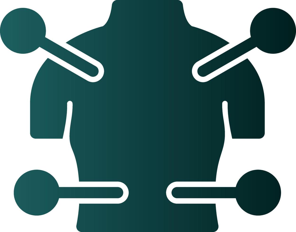 Body Acupuncture Vector Icon Design