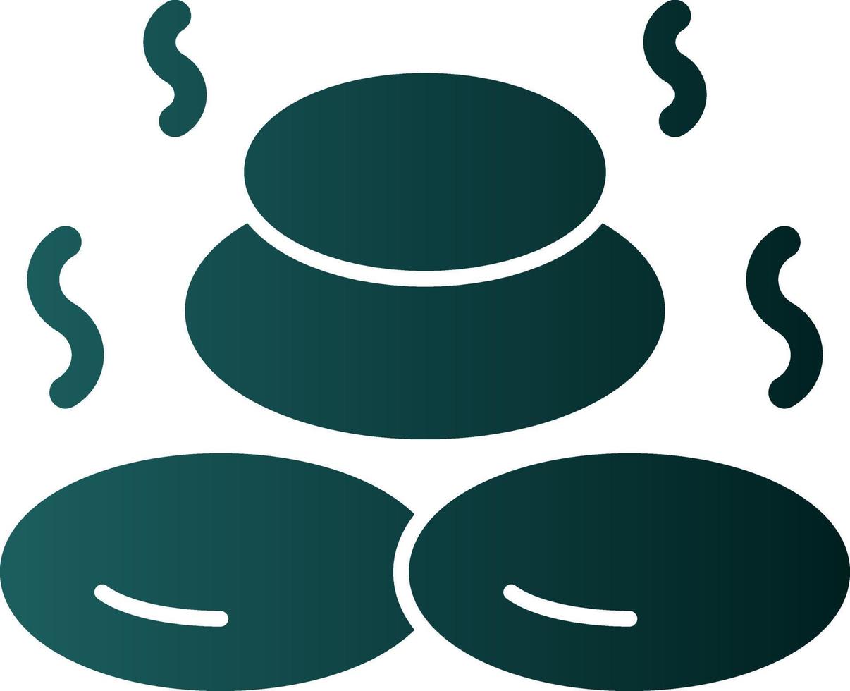 Hot Stone Vector Icon Design
