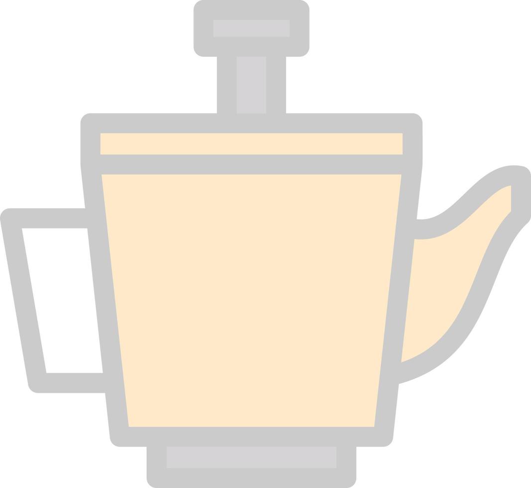 Teapot Vector Icon Design