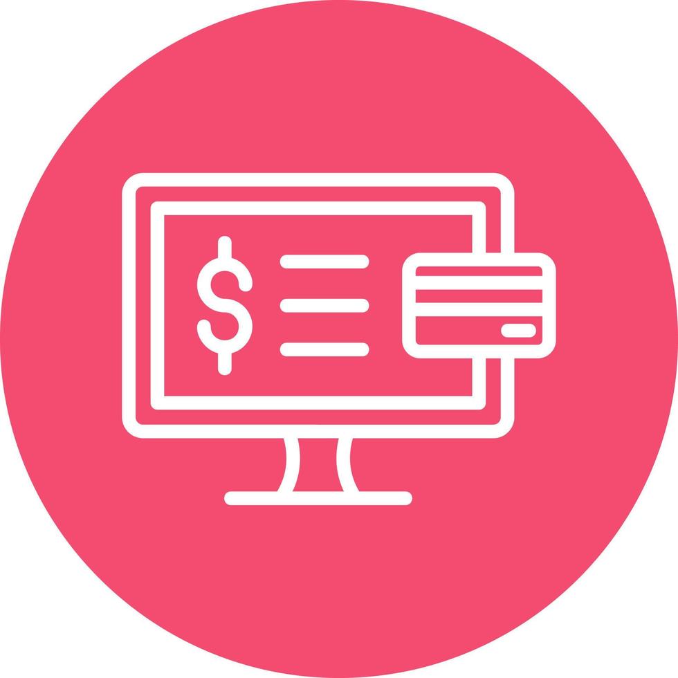 Online Payment Vector Icon Design