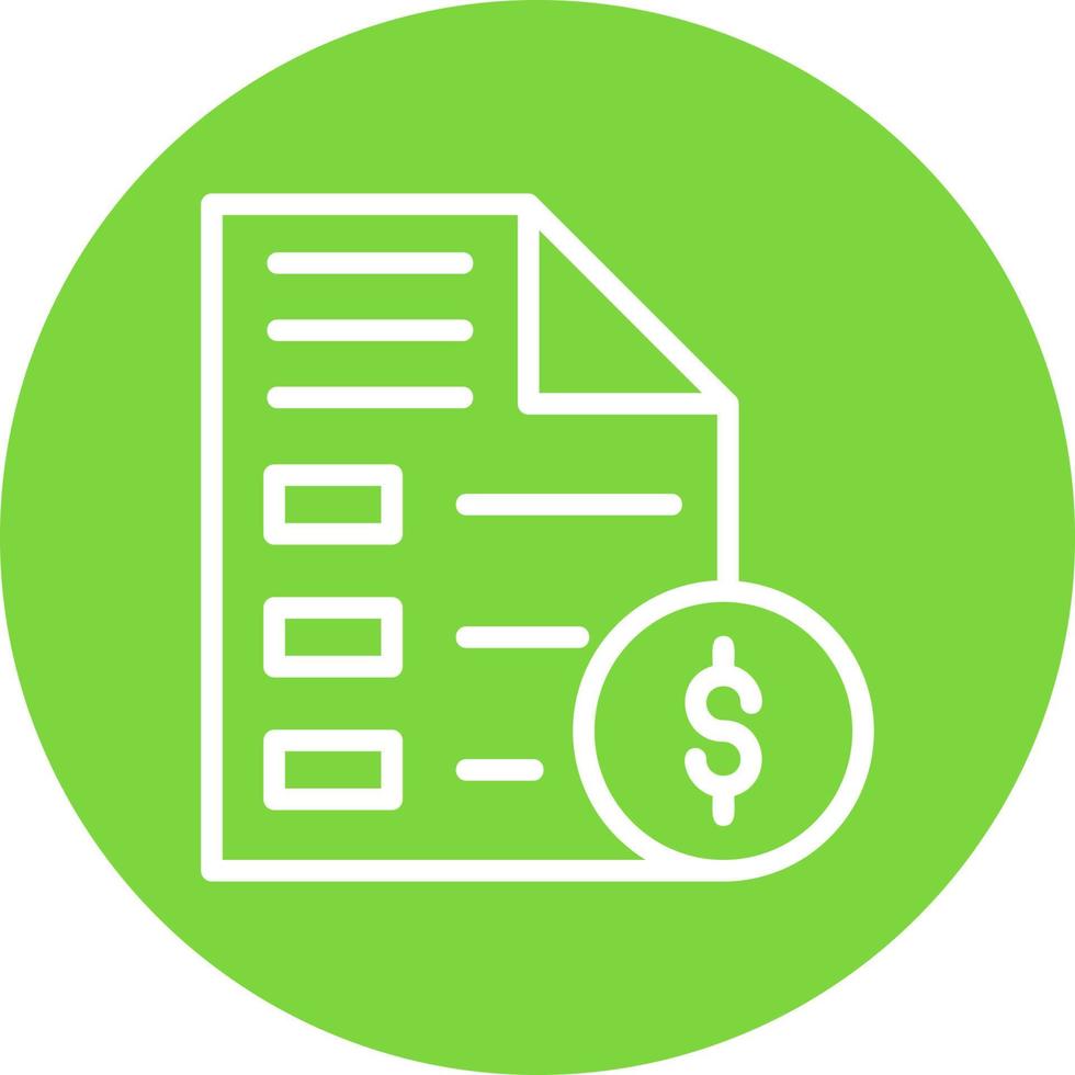 Invoice Vector Icon Design