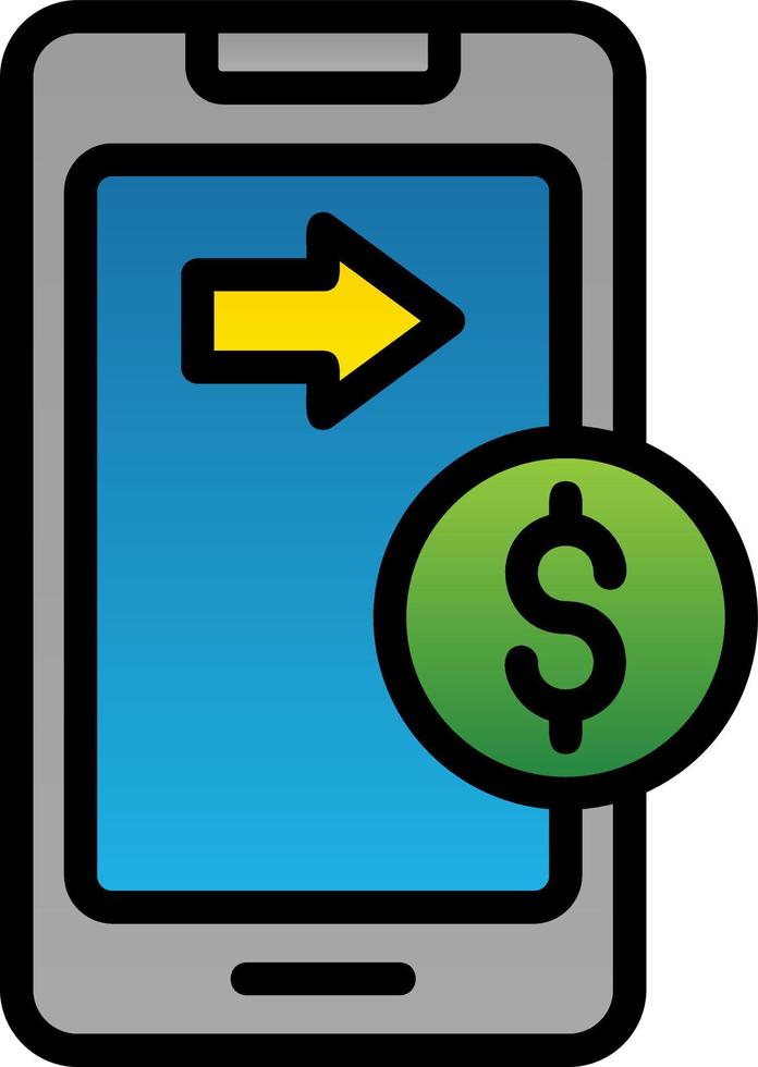 Money Transfer Vector Icon Design
