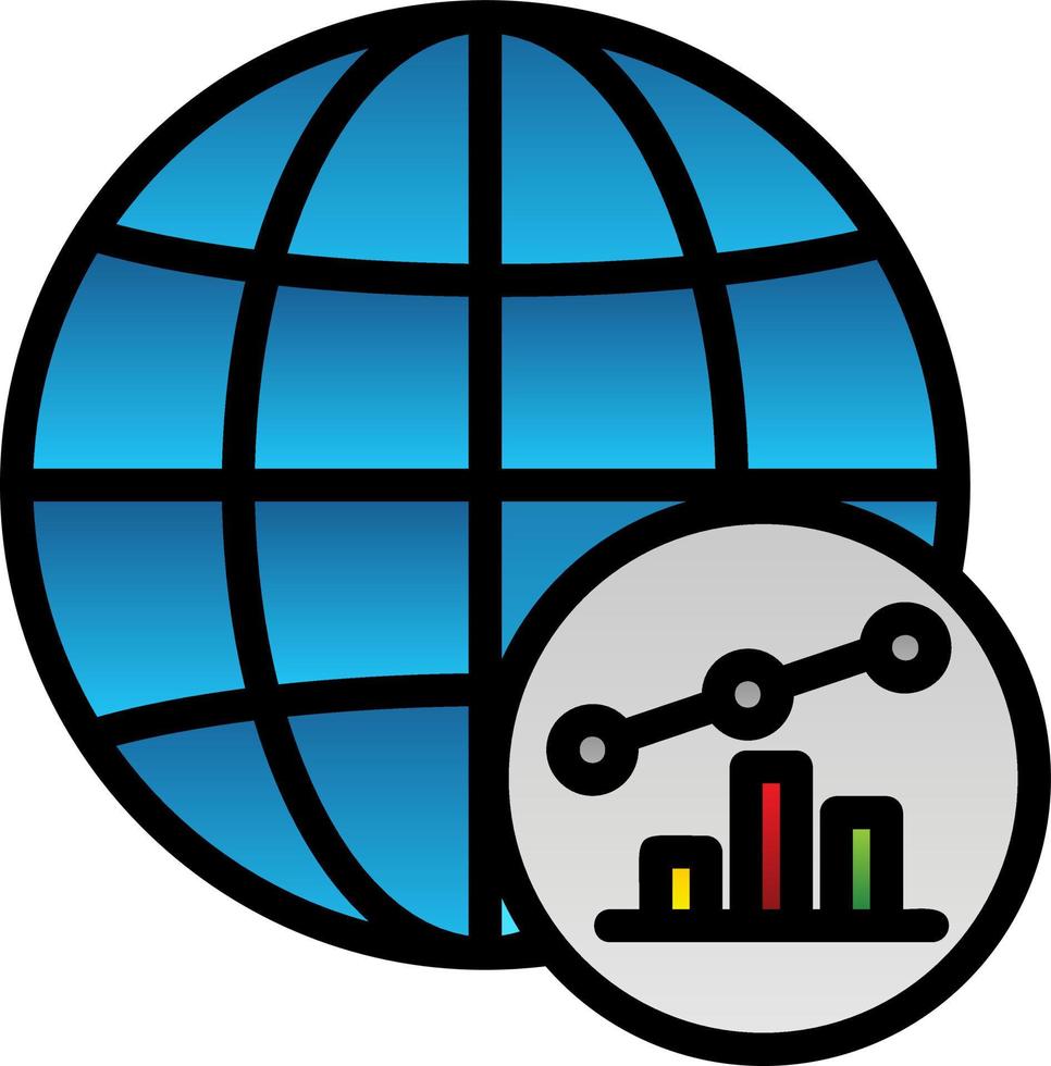 Stock Market Vector Icon Design