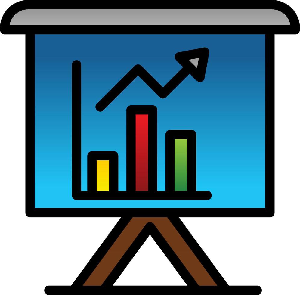 Business Presentation Vector Icon Design