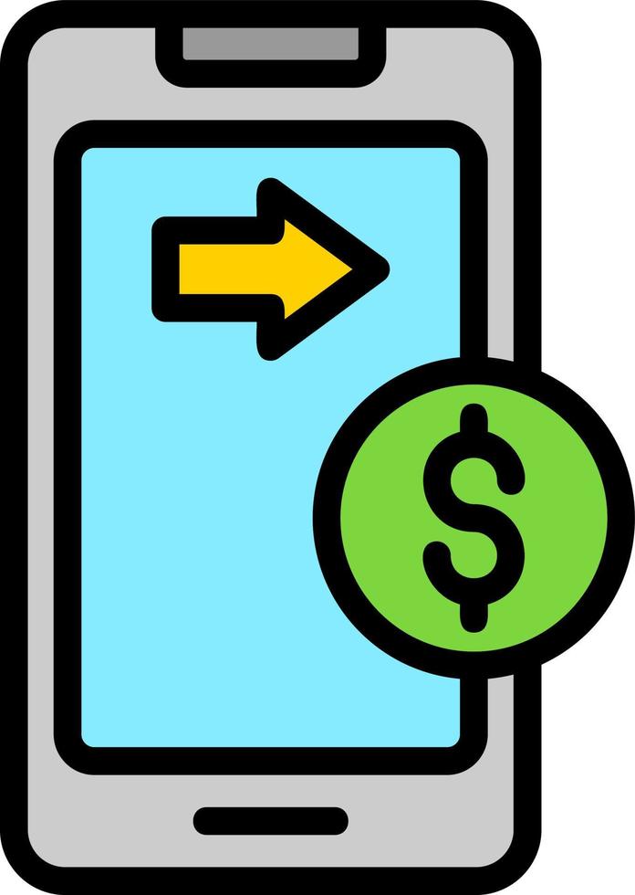 Money Transfer Vector Icon Design