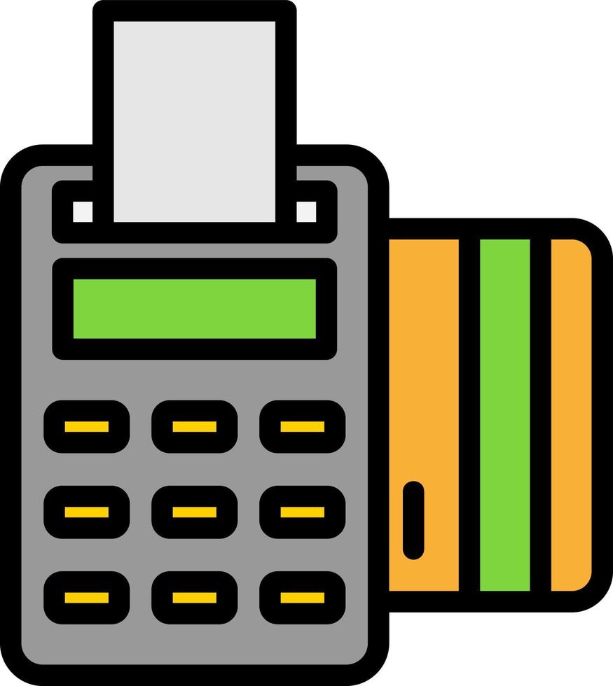 Pos Terminal Vector Icon Design