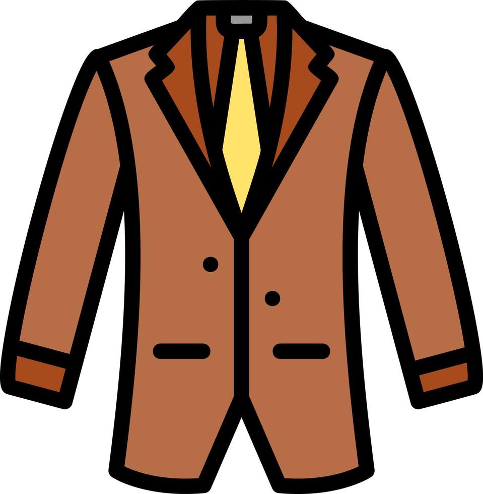 Business Coat Vector Icon Design