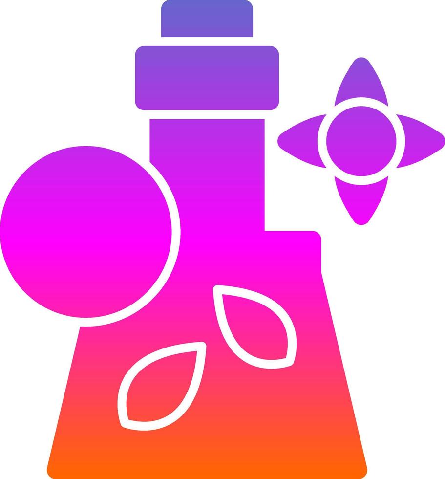 Body Massage Oil Vector Icon Design