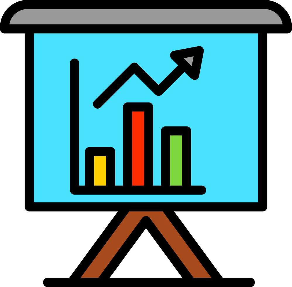 Business Presentation Vector Icon Design