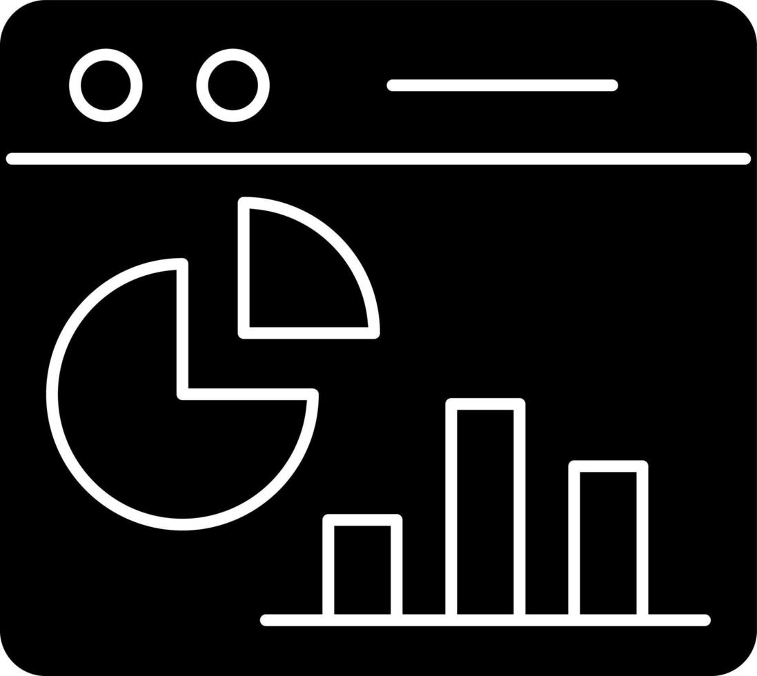 Webpage Statistics Vector Icon Design