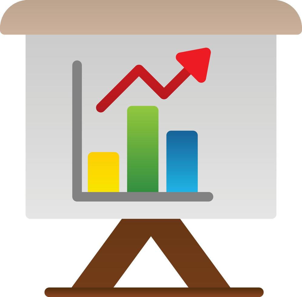 Business Presentation Vector Icon Design