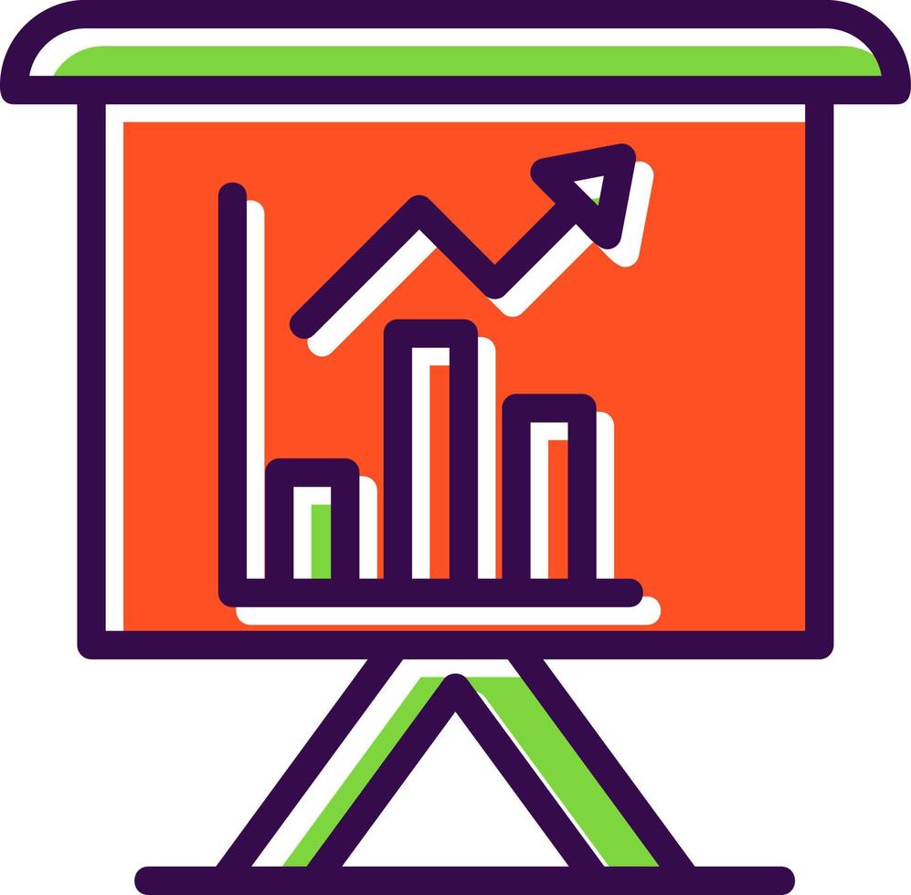 Business Presentation Vector Icon Design