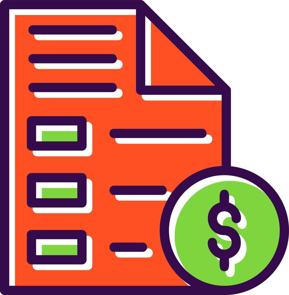 Invoice Vector Icon Design