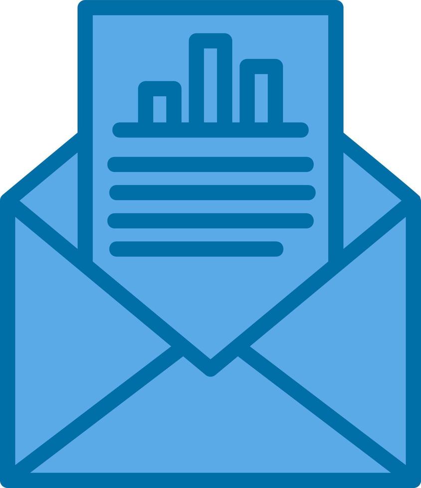 Email Statistics Vector Icon Design