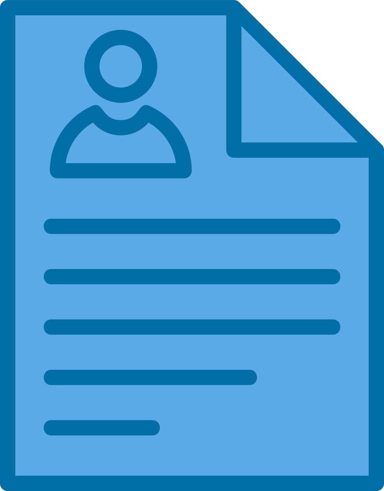 Curriculum Vitae Vector Icon Design