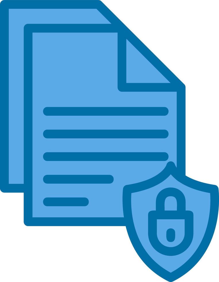 Document Security Vector Icon Design