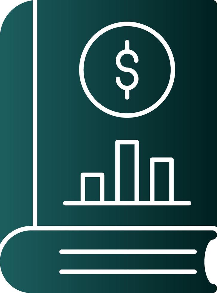 Accounting Book Vector Icon Design