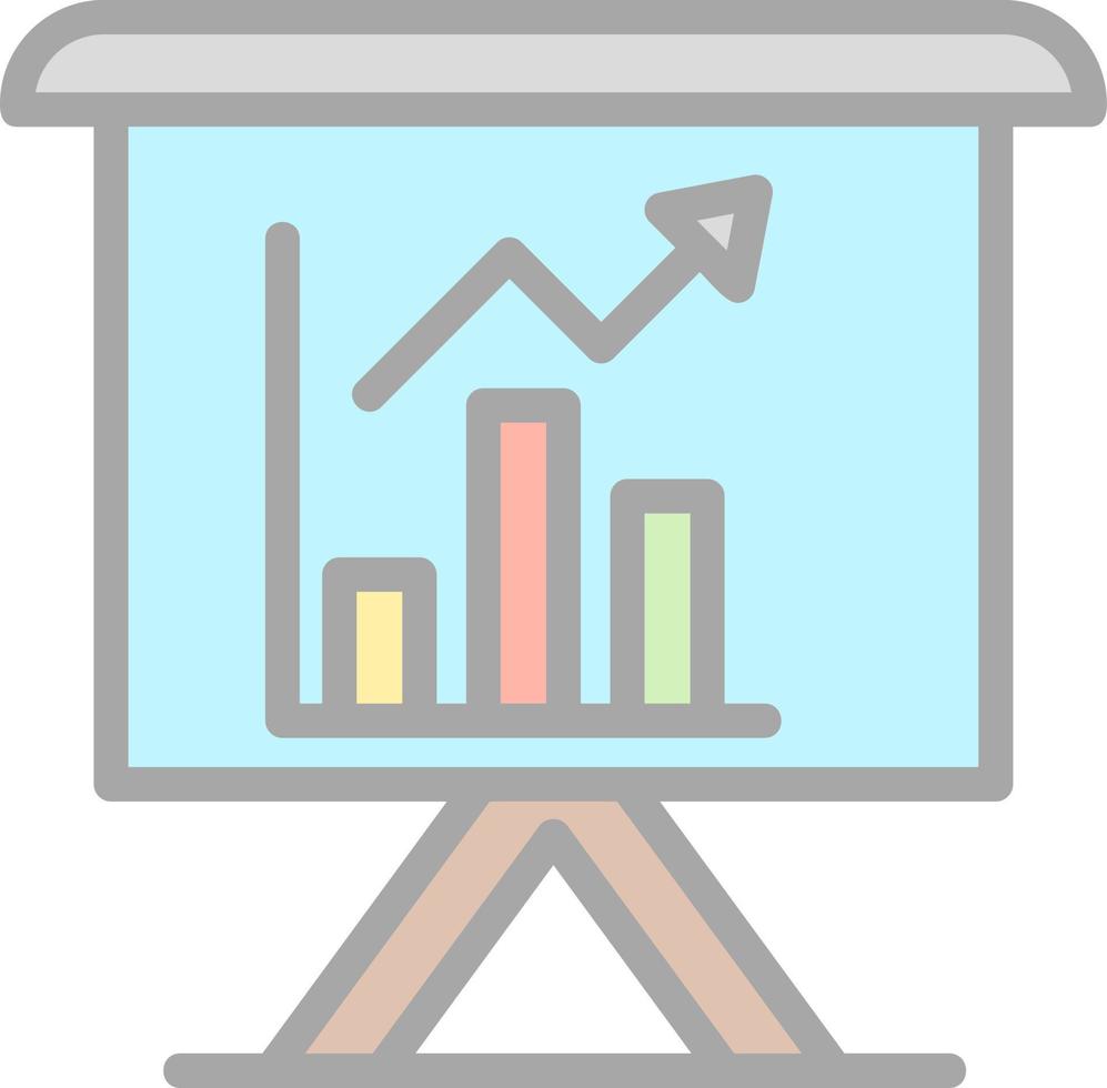 Business Presentation Vector Icon Design