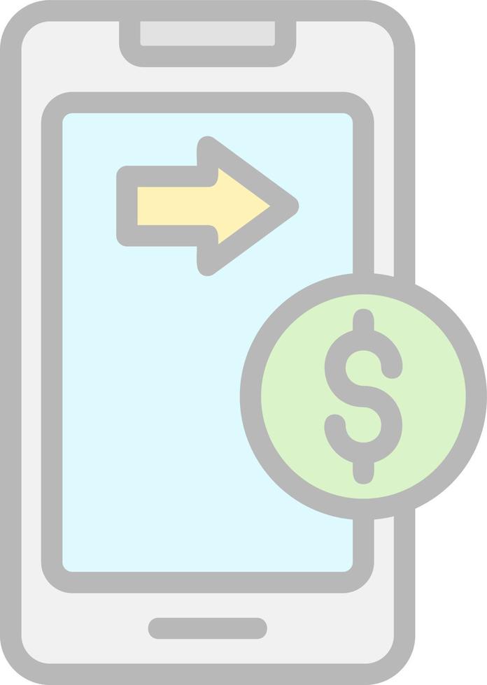 Money Transfer Vector Icon Design