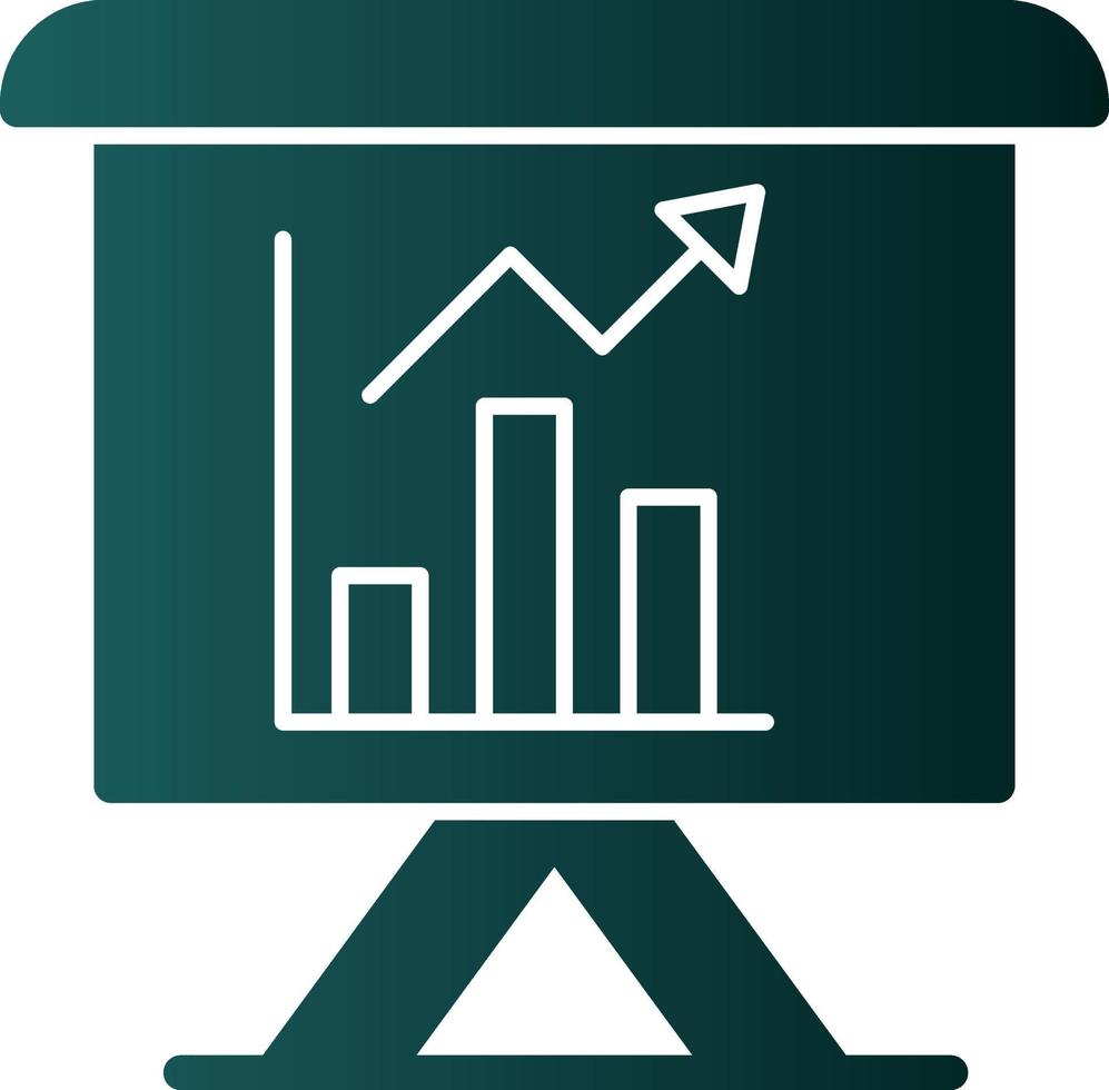 Business Presentation Vector Icon Design
