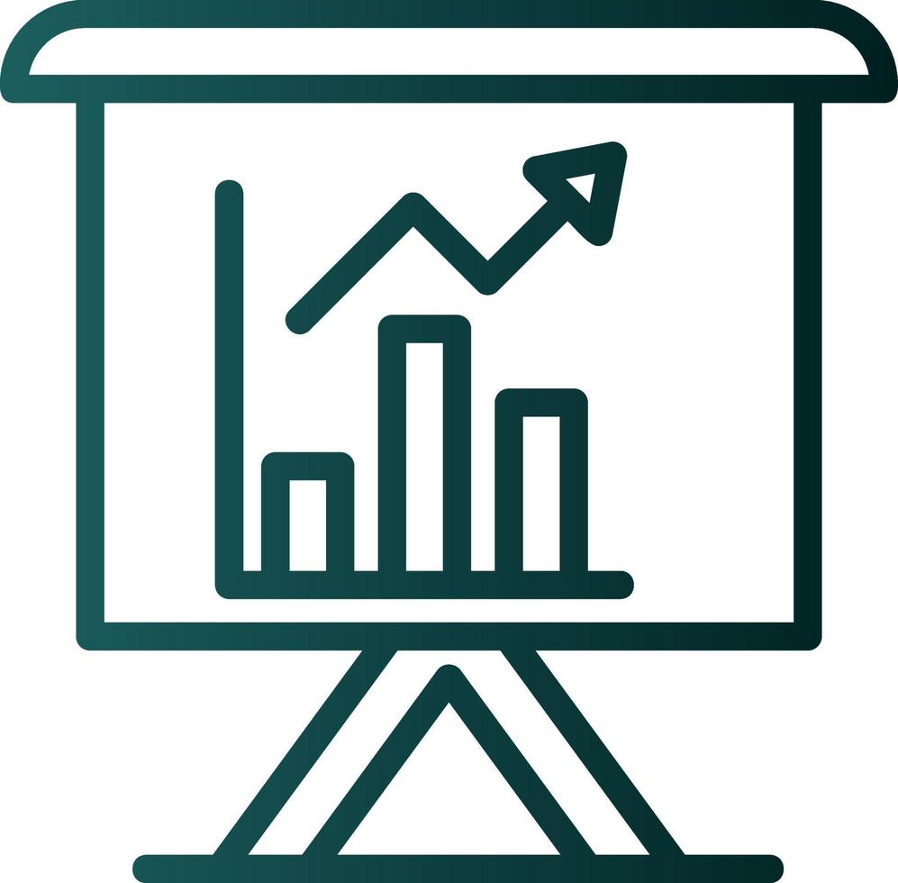Business Presentation Vector Icon Design