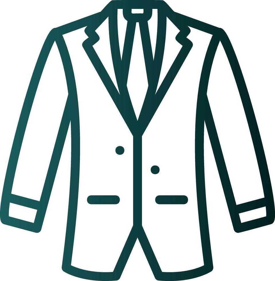 Business Coat Vector Icon Design