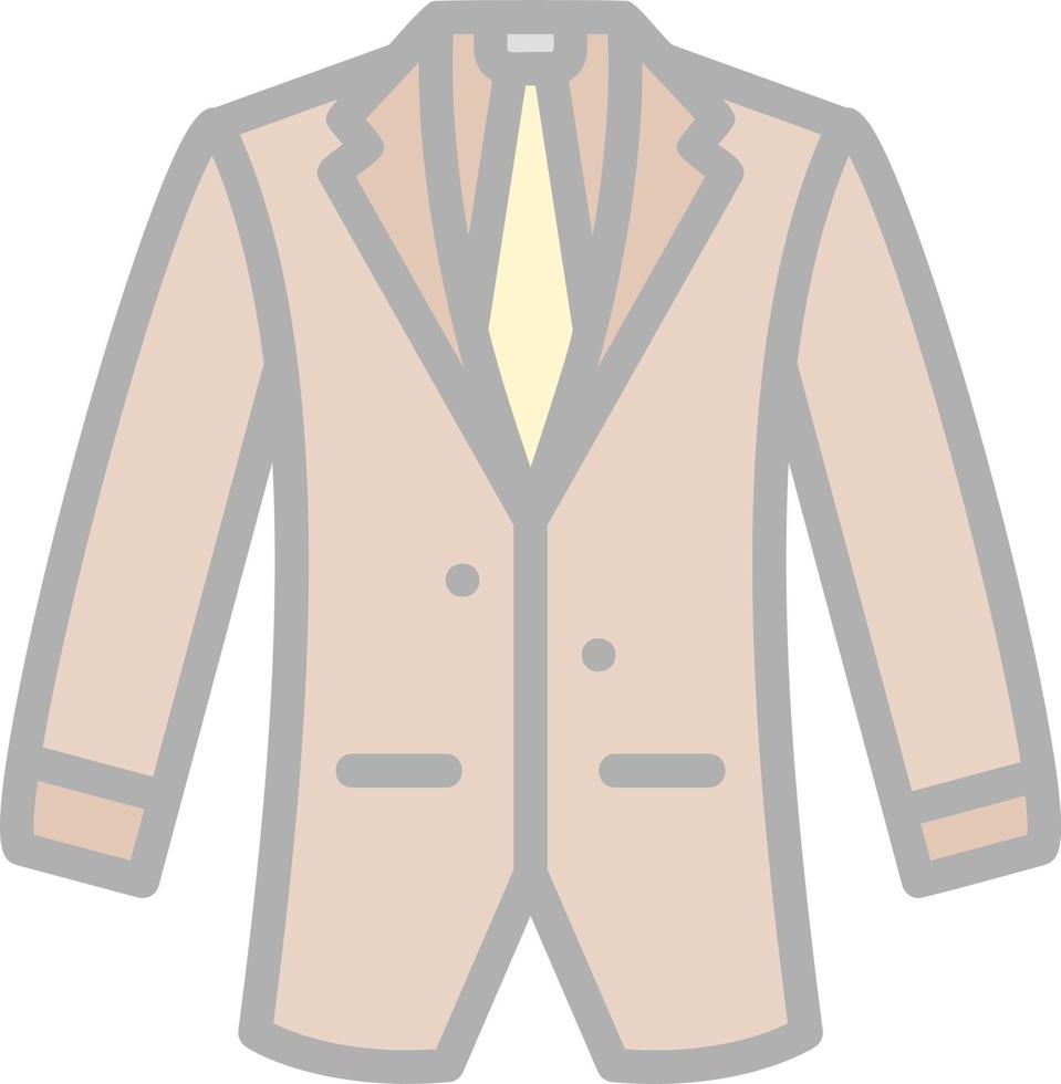 Business Coat Vector Icon Design