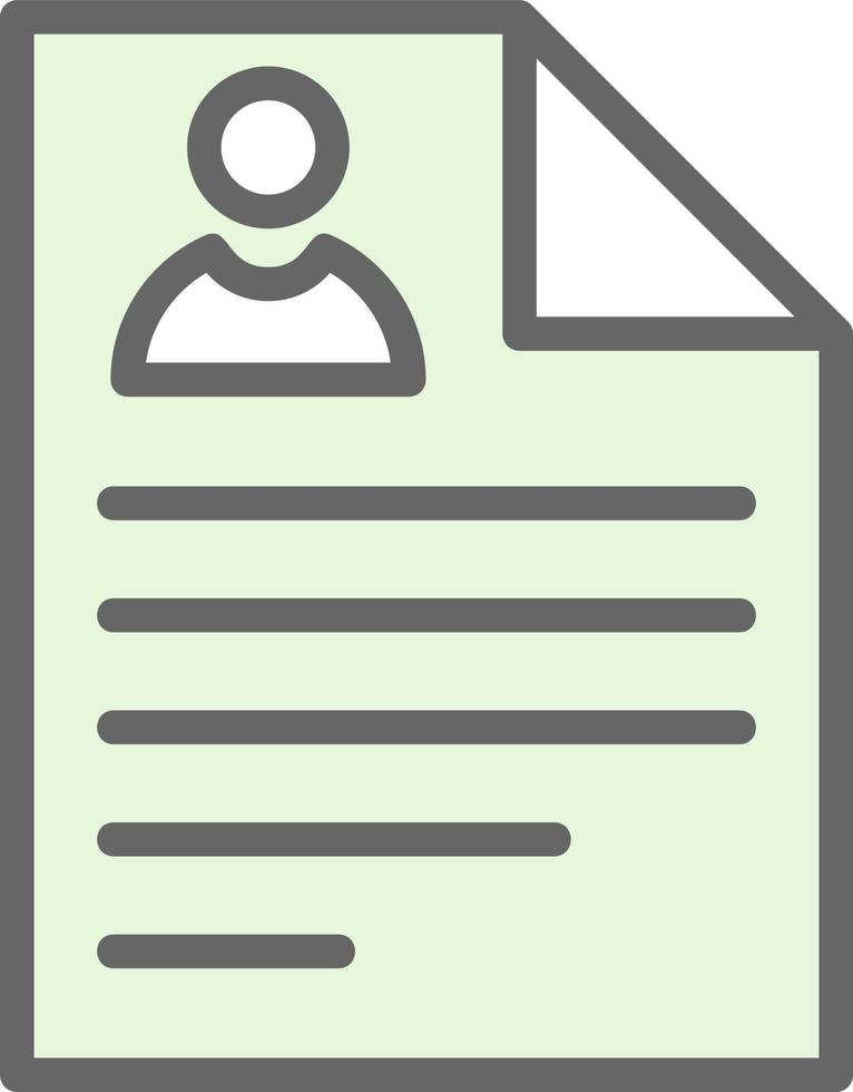 Curriculum Vitae Vector Icon Design