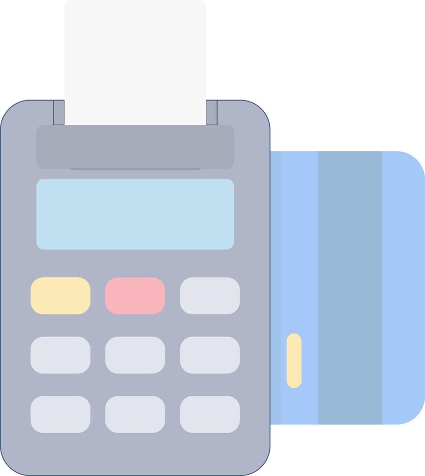 Pos Terminal Vector Icon Design