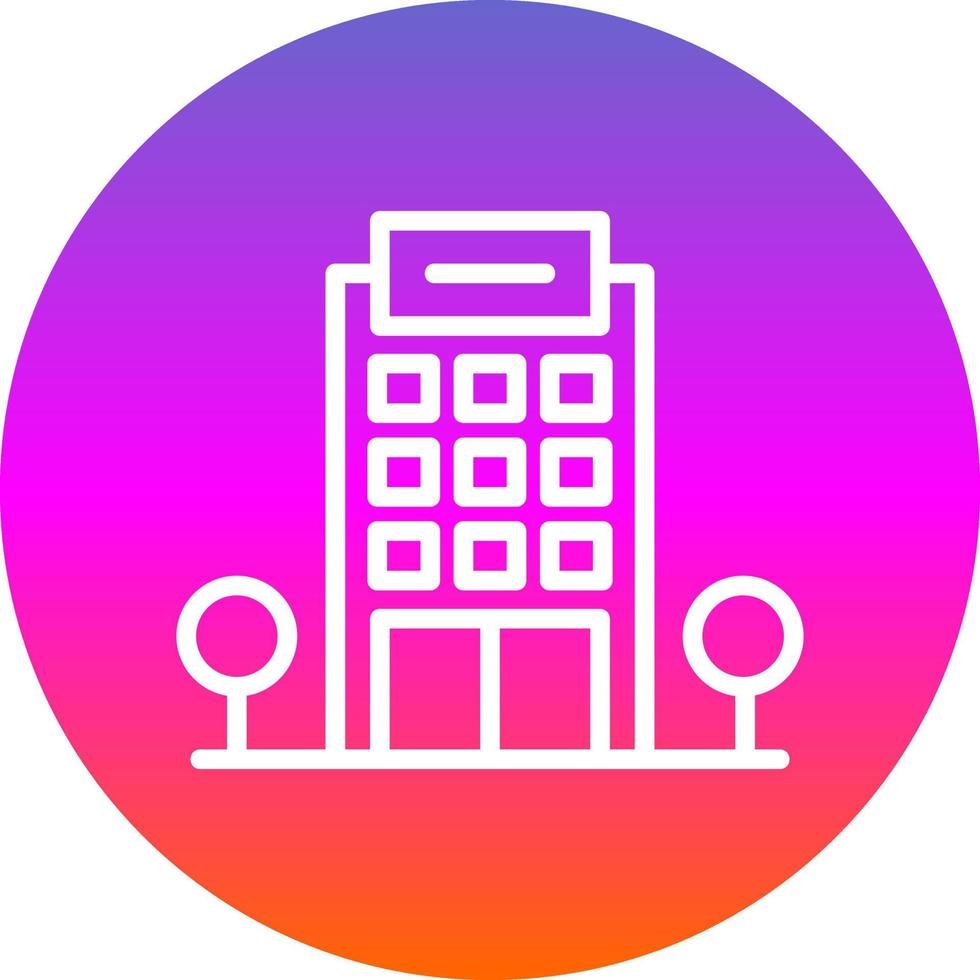 Office Building Vector Icon Design