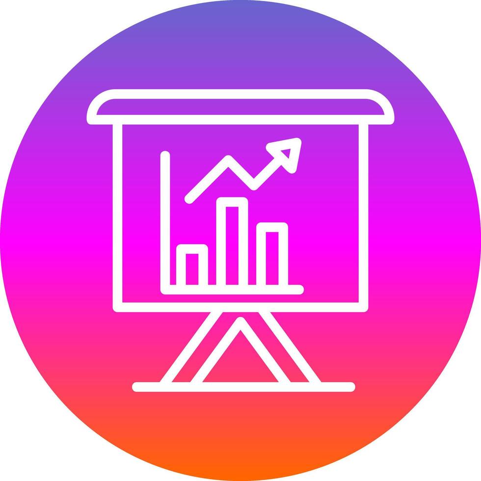 Business Presentation Vector Icon Design