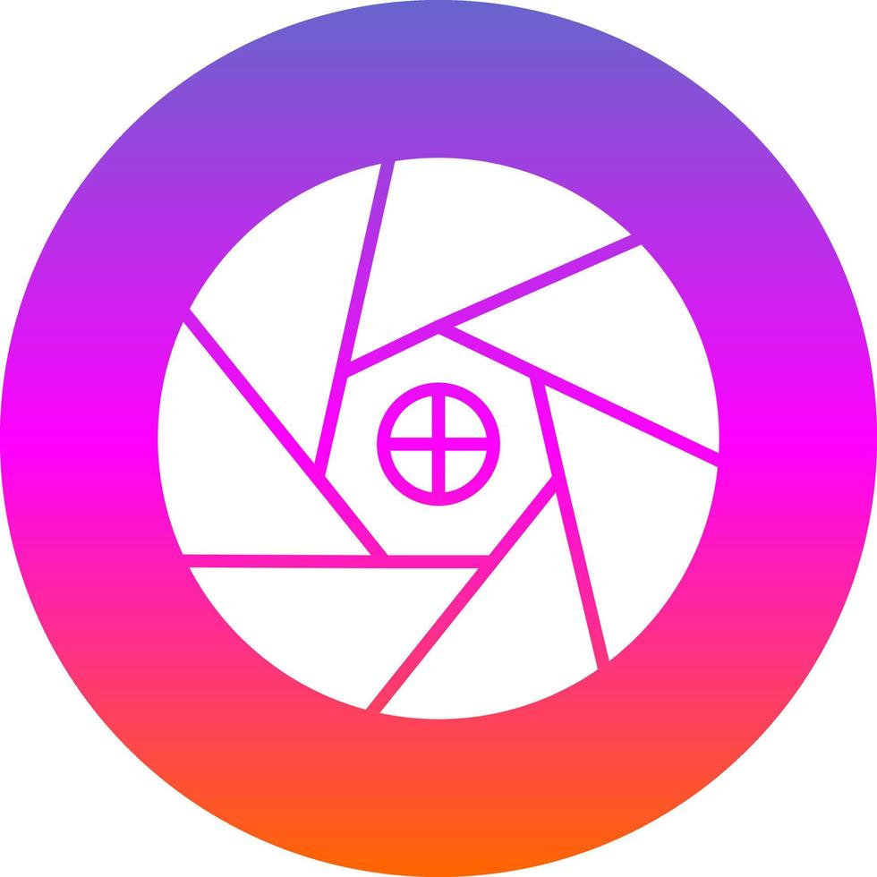Diaphragm Flat Icon vector