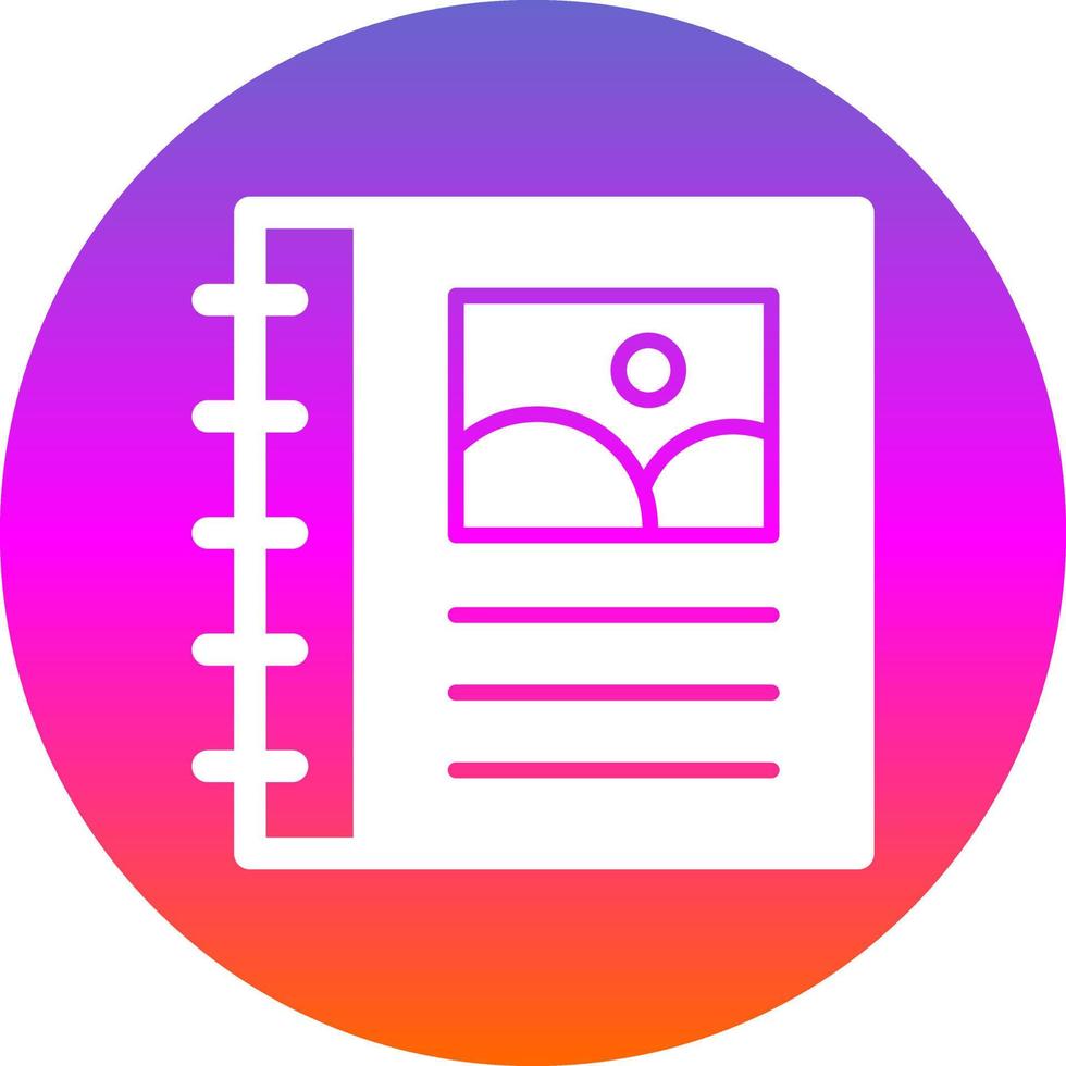 Album Flat Icon vector