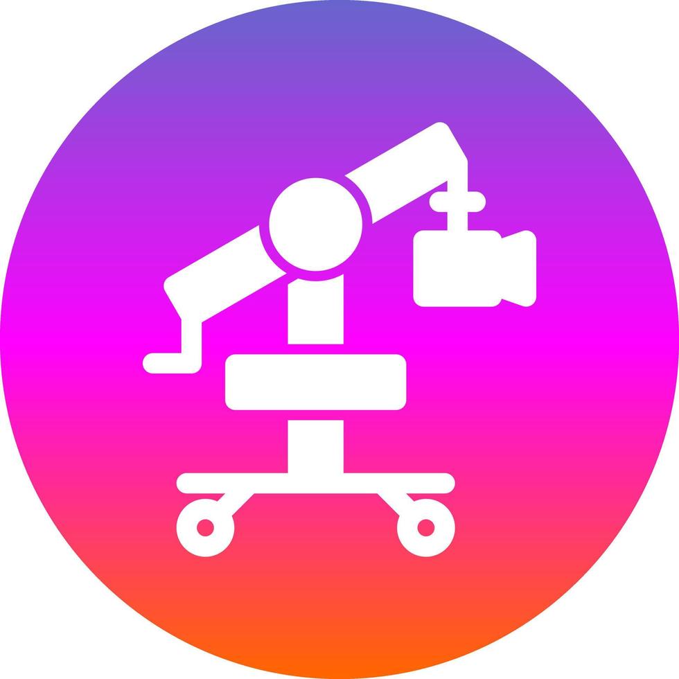 Camera Crane Flat Icon vector