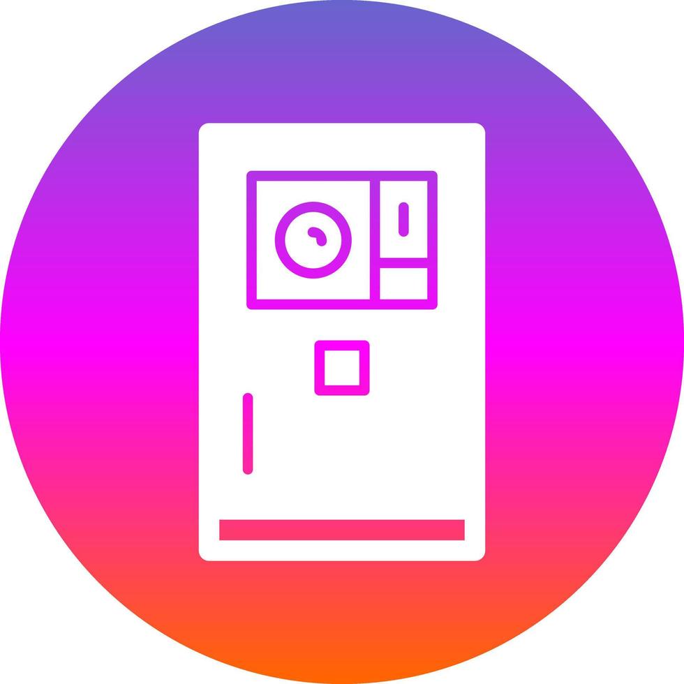 Smartphone Camera Flat Icon vector