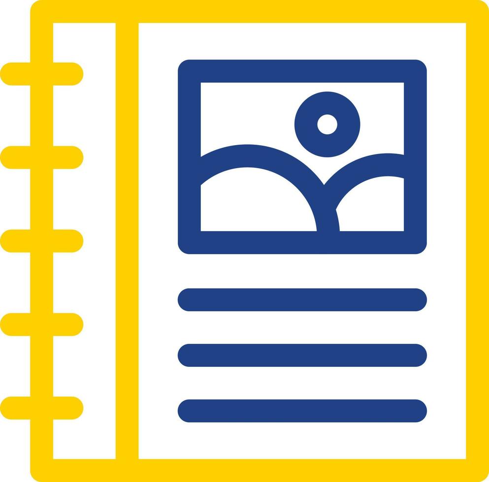 Album Flat Icon vector