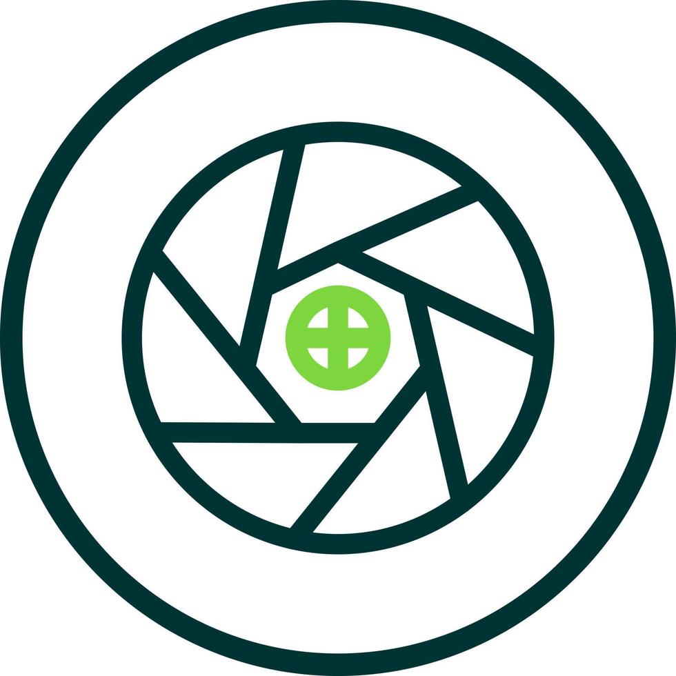Diaphragm Flat Icon vector
