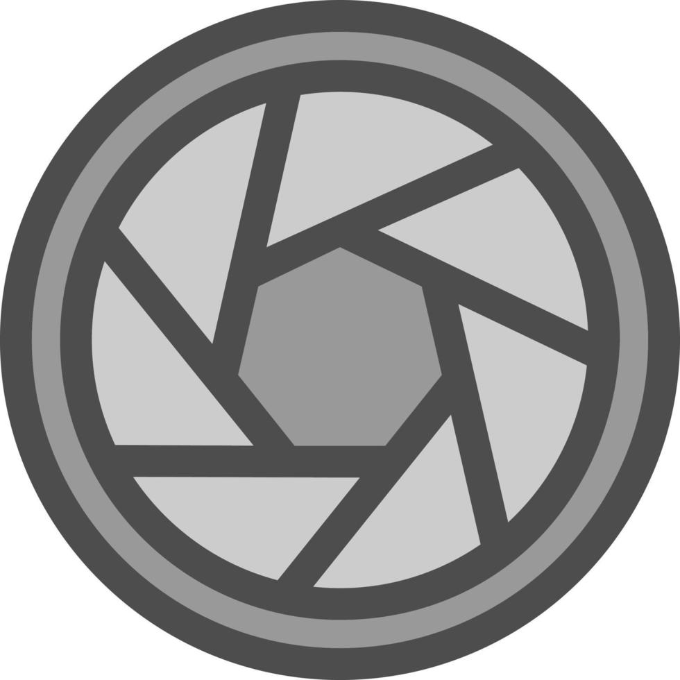 Camera Exposure Flat Icon vector